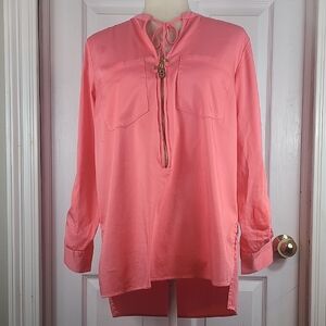 Michael Kors Zip Front Blouse